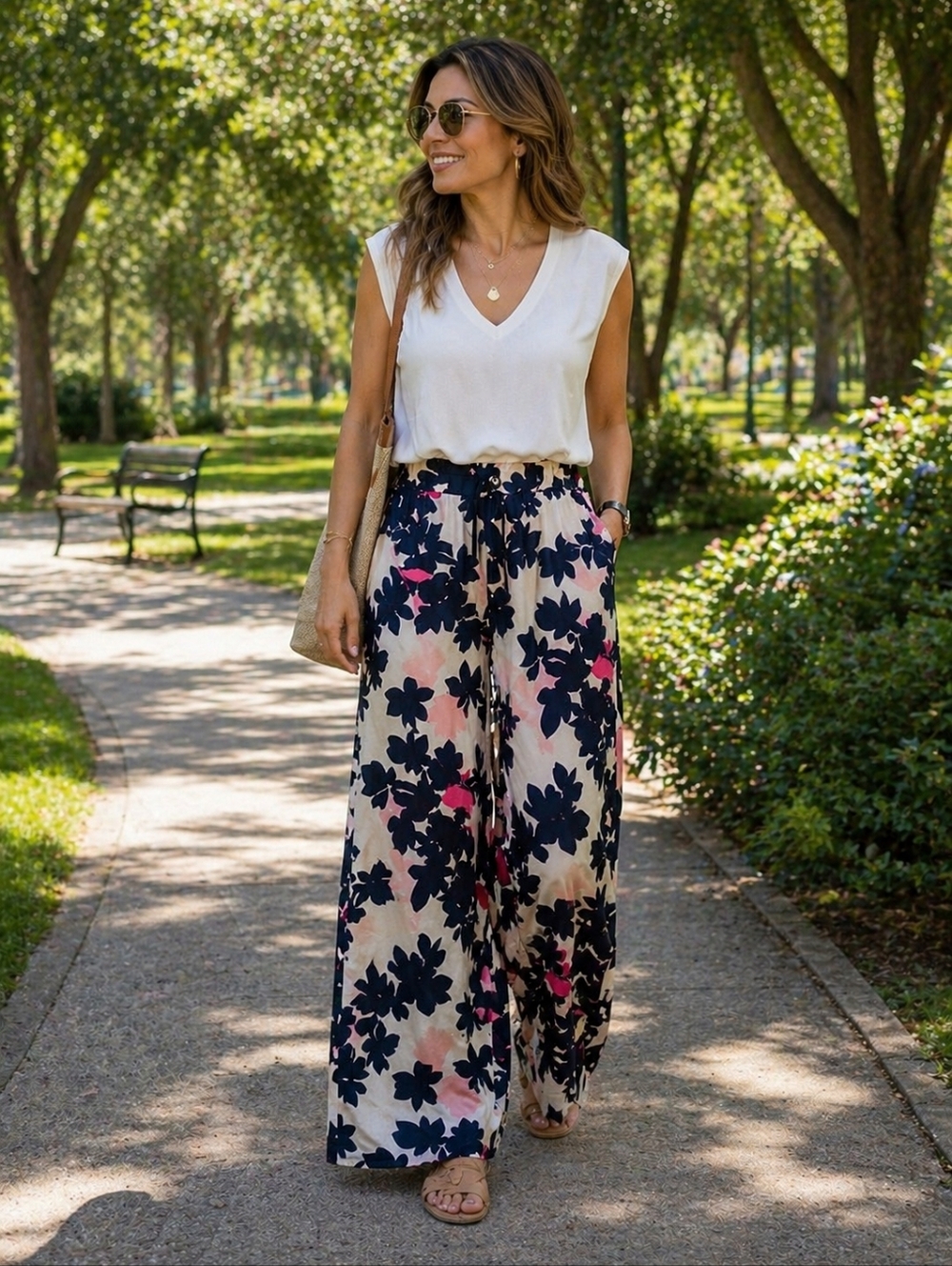 Liz Clairbone Floral Women's Pants